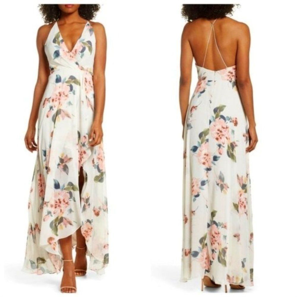 Jenny Yoo Farrah Soft Sage Multi Dress